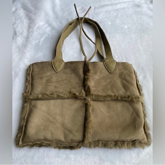 Dennis Basso Vegan Suede Tote - Picture 6 of 13